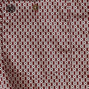 Wrangler Men's Western Style Long Sleeve Button Down Shirt with a Geometric Desi